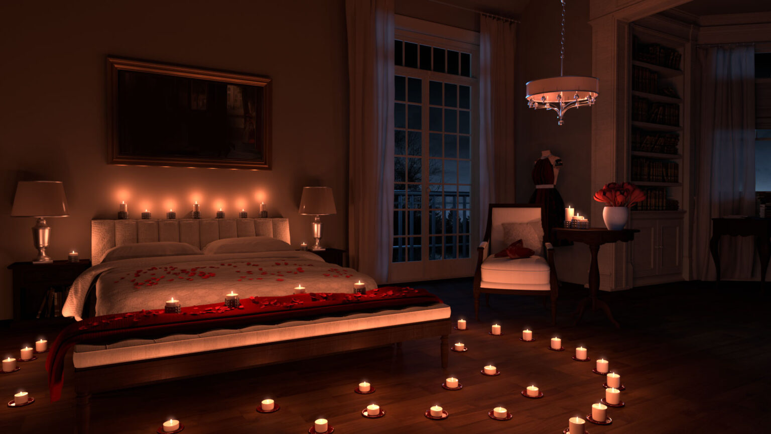 Романтичная кровать